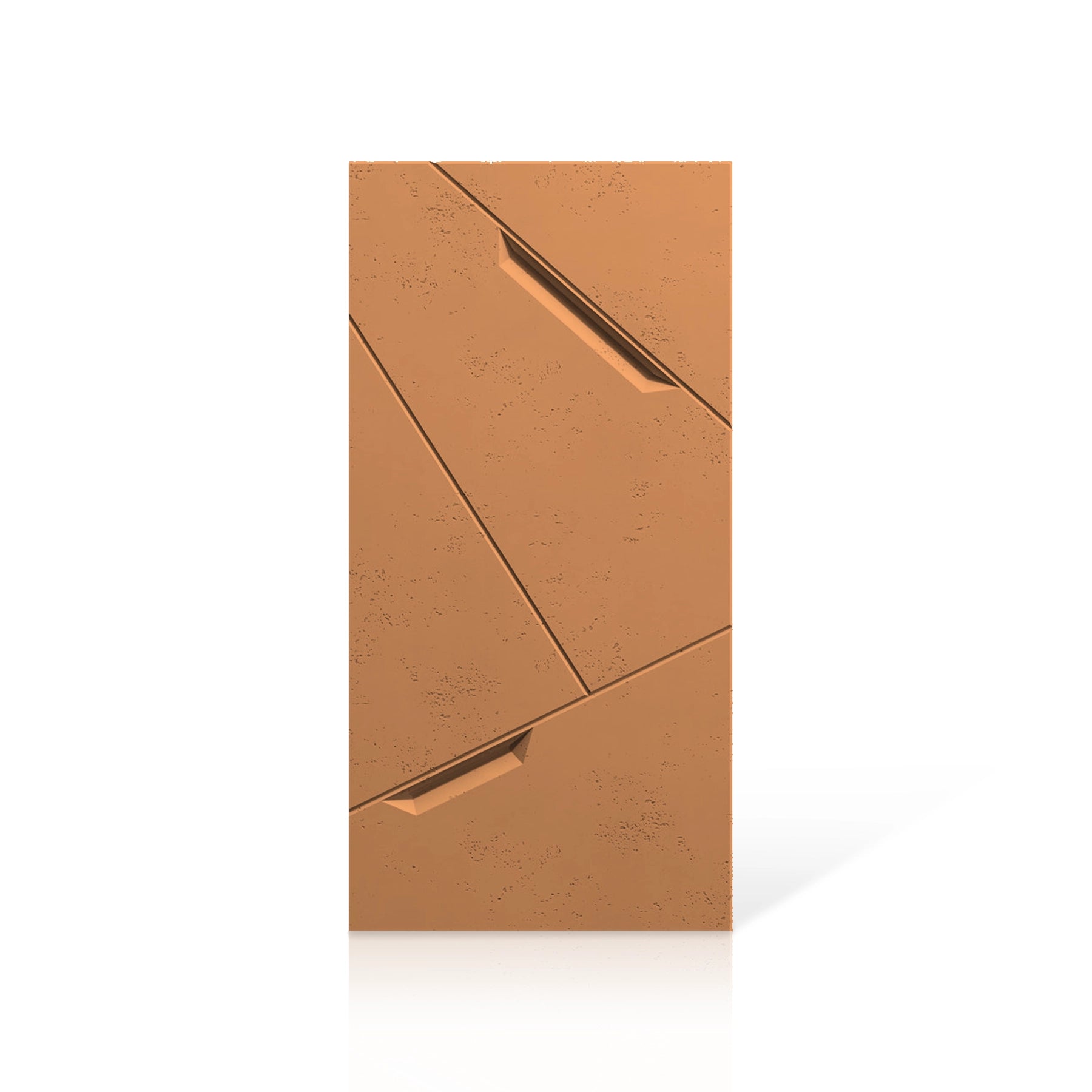 3D Concrete Wall Panels STOWAWAY colour swatch on white background DecorMania UK